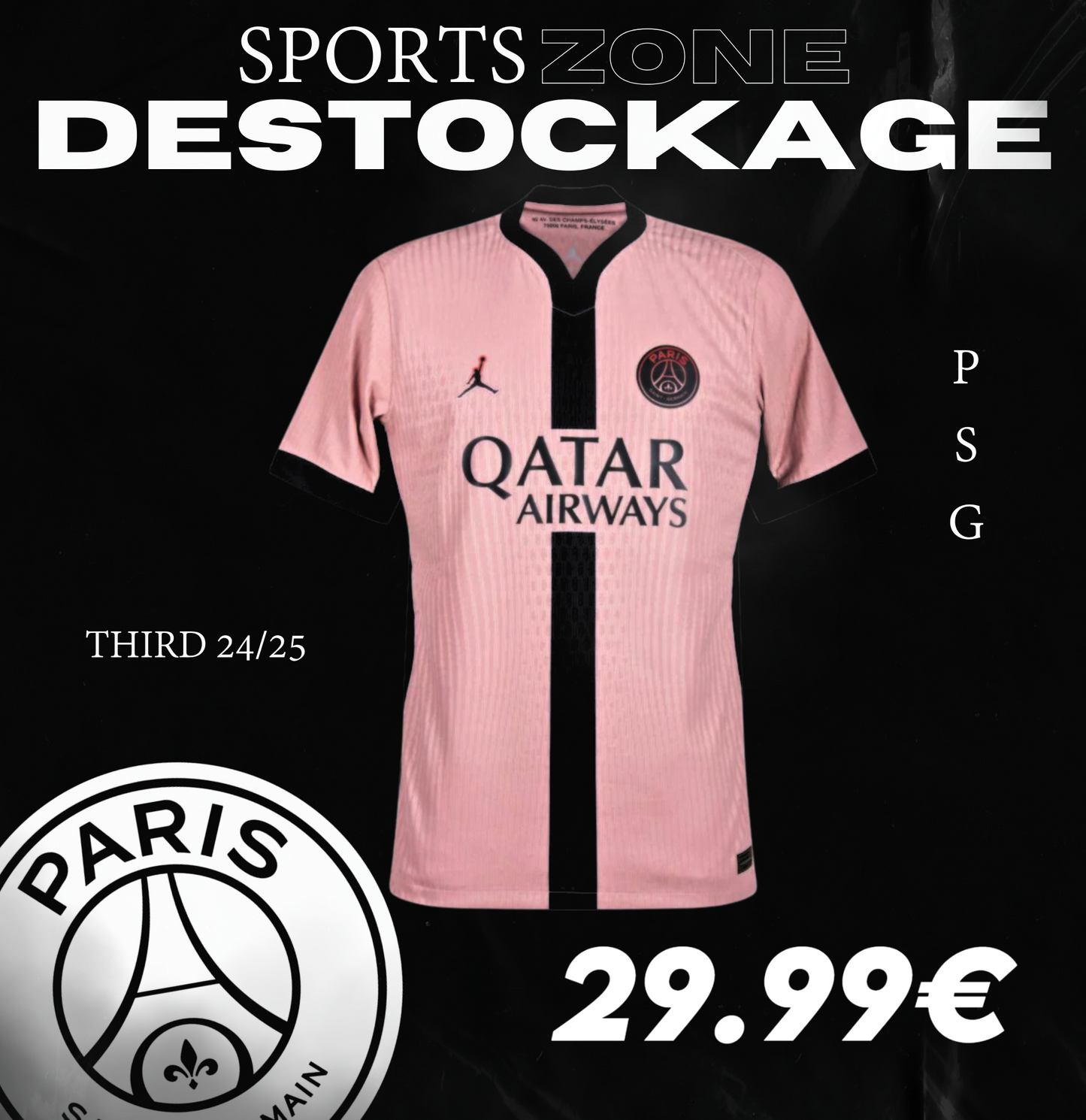 Maillot PSG Third Stadium 24/25